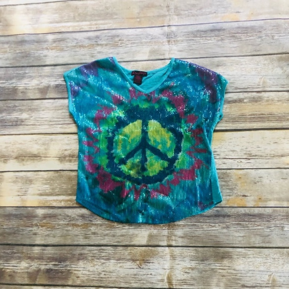 Girls gorgeous sequence t shirt! Size 10/12